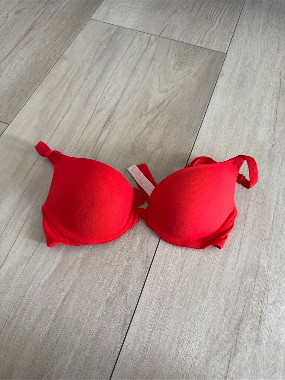 Victoria Secret Bright Red Push-Up Bra